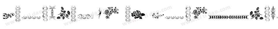 Cornucopia of Ornaments Two字体转换